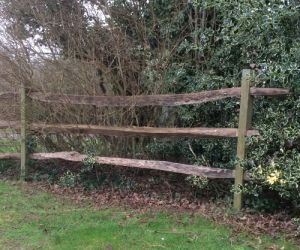 6'6" 6-7" H/R Cleft Chestnut Post 2x mrt