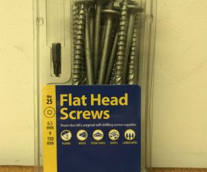 150mm Flat Head Screw Carpenters Mate 25