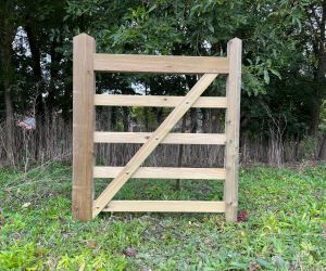 3'6' wide Hermitage Treated LH