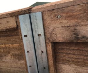 2.7m 54mm x 51mm DURAPOST Galv