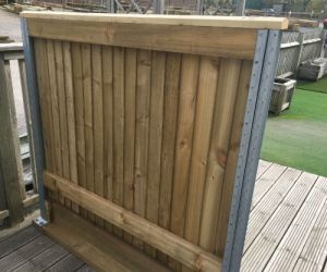 1.8m Durapost Closeboard per linear meter