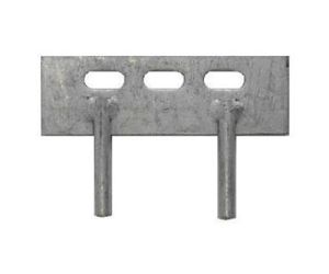 2 prong gravel board cleat 6" galv.