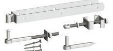 18" Adjustable hinge set galv
