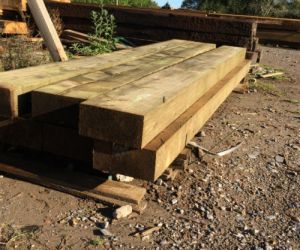 2.4m 100mm x 200mm LARCH Sleeper
