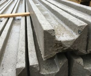 3040 Concrete Slotted Intermediate Post