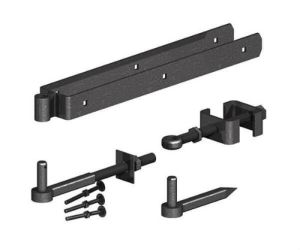 24" Adjustable hinge set Epoxy Black