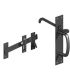 Heavy Black Suffolk Latch Gate Mate