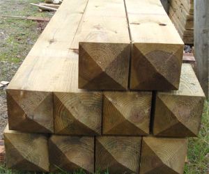 2.1m 150mm x 150mm gate post UC4 treated