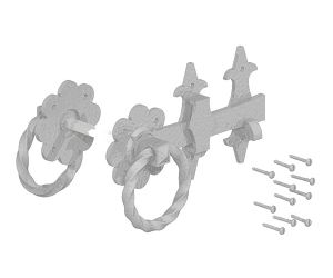 8" Ring Latch Galv Gate Mate