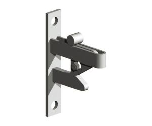 Self-locking gate catch